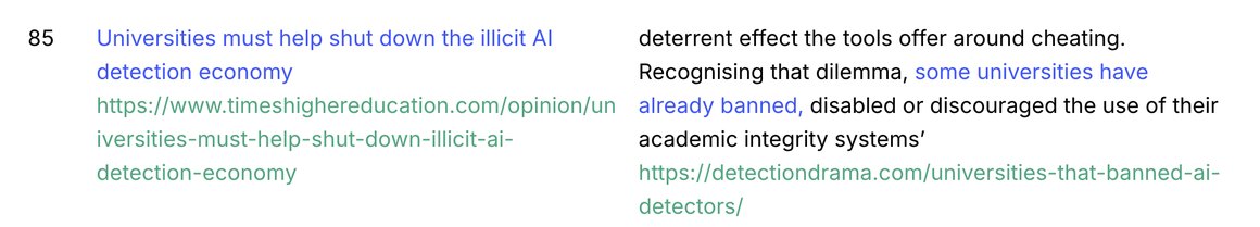 Ahrefs confirming the Times Higher Education backlink